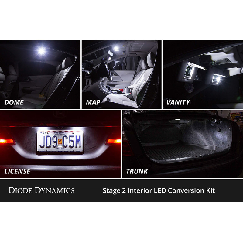  Diode Dynamics - Interior LED Kit for 2012-2017 Toyota Camry, Cool White Stage 1